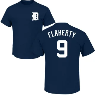 Men's Detroit Tigers Jack Flaherty Navy Roster T-Shirt