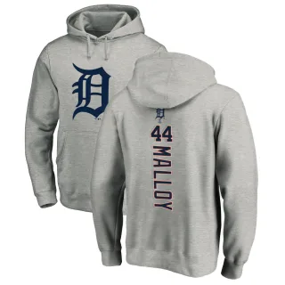 Men's Detroit Tigers Justyn-Henry Malloy Ash Backer Pullover Hoodie