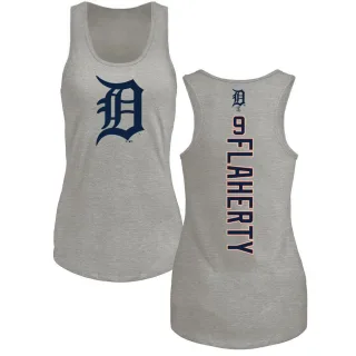 Women's Detroit Tigers Jack Flaherty Ash Backer Tank Top
