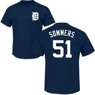 Youth Detroit Tigers Drew Sommers Navy Roster T-Shirt