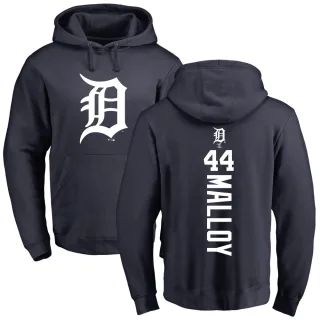 Youth Detroit Tigers Justyn-Henry Malloy Navy Backer Pullover Hoodie